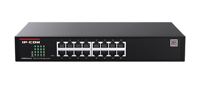 IP-COM G2216D Коммутатор управляемый, 16 портов, 16x1 Гбит/с, металлический корпус