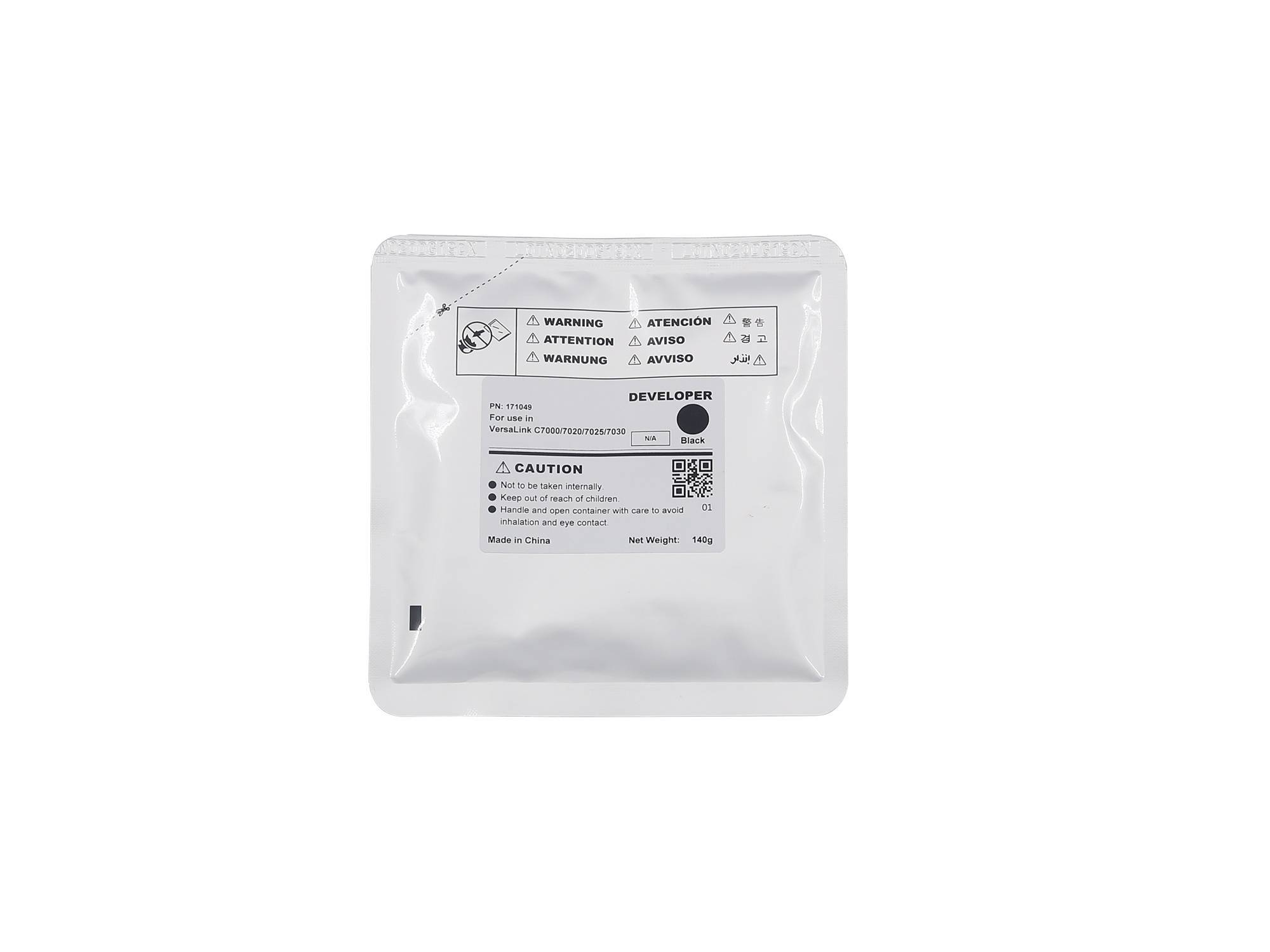 Девелопер для XEROX VersaLink C7000/C7020/C7025/7C030 Black (140г, 400000 стр.) CET