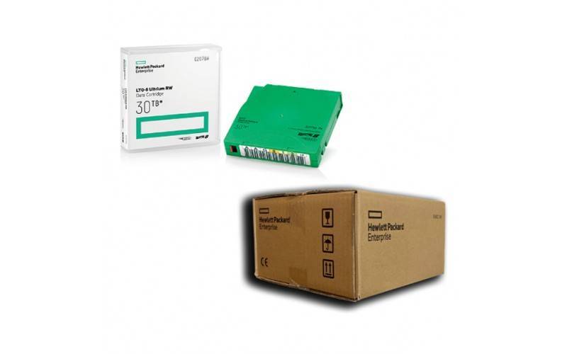 Картриджи данных Hewlett-Packard Ultrium LTO8 data cartridge, 30TB RW (20xQ2078L)