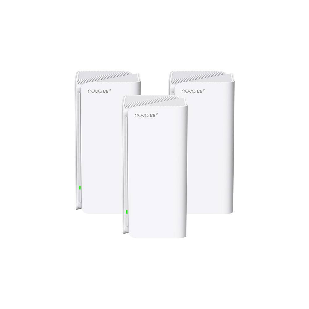 Tenda MX21 Pro (3-pack) Трехдиапазонная гигабитная Wi-Fi Mesh система AXE5700, 2,4/5/6 ГГц, до 5665 Мбит/с, 3x1Гбит/с