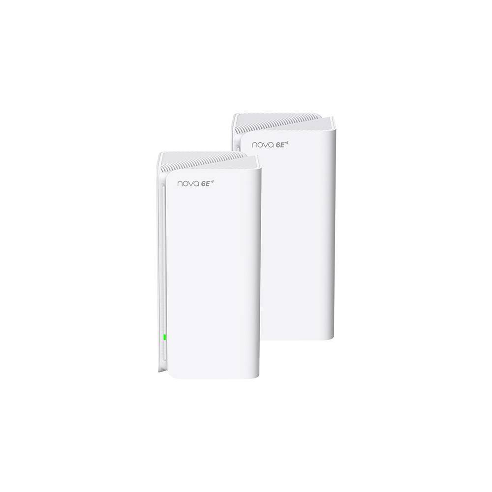 Tenda MX21 Pro (2-pack) Трехдиапазонная гигабитная Wi-Fi Mesh система AXE5700, 2,4/5/6 ГГц, до 5665 Мбит/с, 3x1Гбит/с