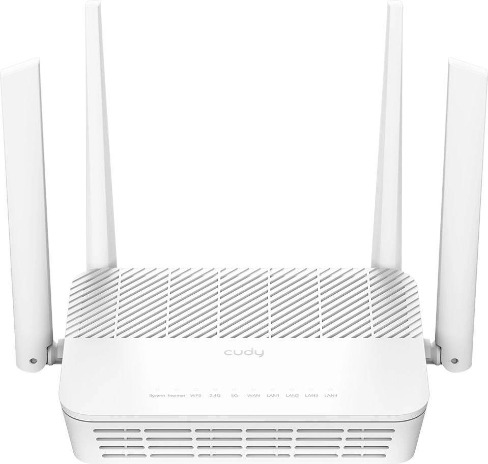 Cudy WR3000S 1.0 Гигабитный роутер Wi-Fi 6 AX3000, 2,4/5 ГГц, до 2976 Мбит/с, 5x1 Гбит/с, IPv6, поддержка OpenWRT