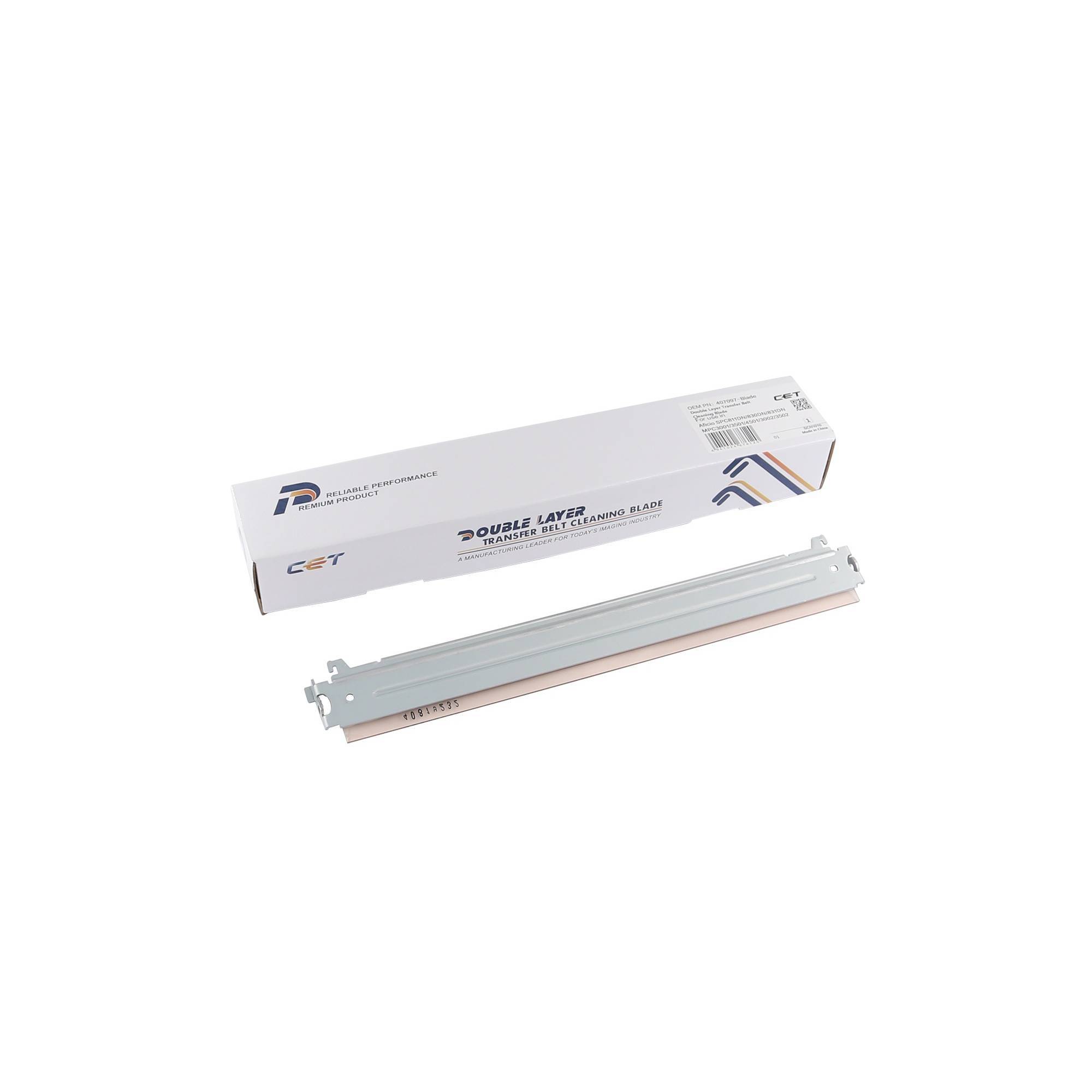 Лезвие очистки ленты переноса для RICOH Aficio C3001/C3002 двухслойное (407097-Blade/D0896015-Blade/D1446015-Blade) CET