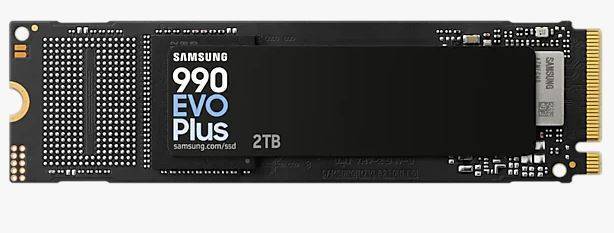 Твердотельный диск 2TB Samsung 990 EVO Plus, M.2, PCI-E 5.0 x2, V-NAND TLC [R/W - 7250/6300 MB/s]