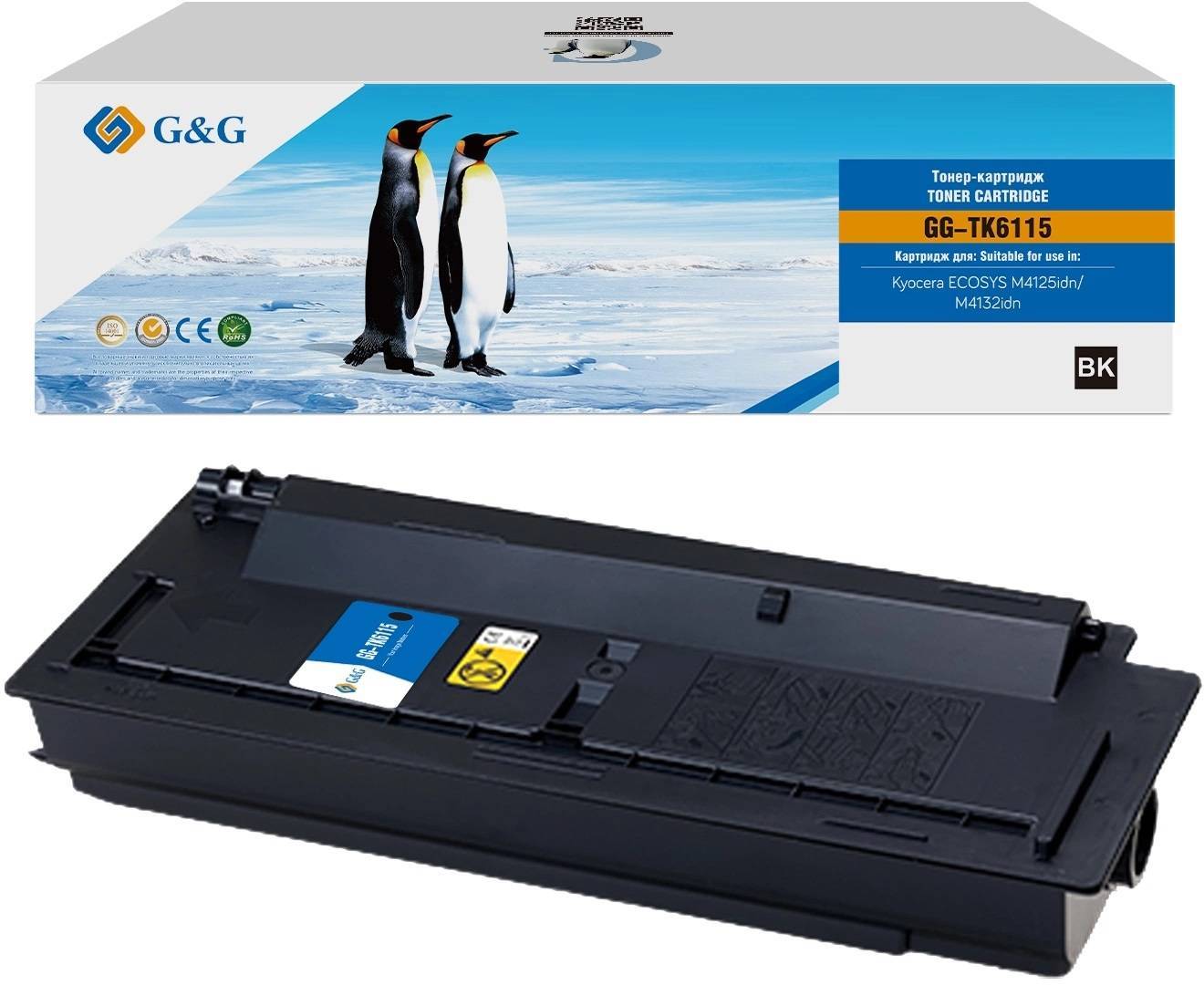 Картридж G&G, аналог Kyocera TK-6115 15k с чипом