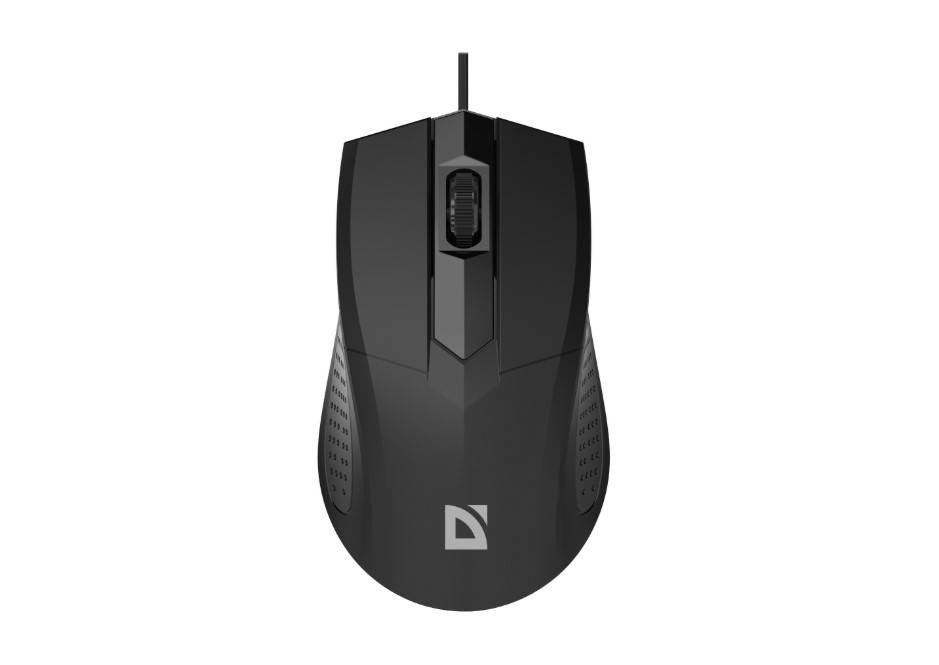Defender Мышь проводная оптическая Optimum MB-270 PRO:черн,3кн,1200dpi,1.8м,тефл