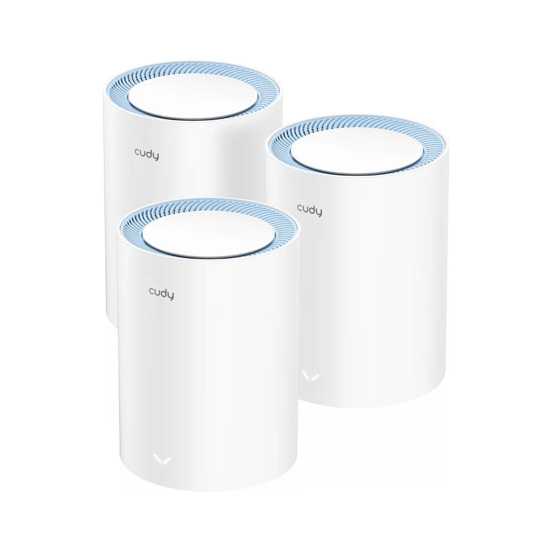Cudy M1200(3-Pack) 1.0 Wi-Fi Mesh-система АС1200, 2,4/5 ГГц, до 1167 Мбит/с, 2x100 Мбит/с, Cudy Mesh, MU-MIMO, белый
