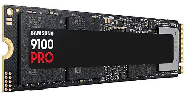 Твердотельный диск 1TB Samsung 9100 PRO, M.2, PCI-E 5.0 x4, TLC 3D NAND [R/W - 14800/13400 MB/s]