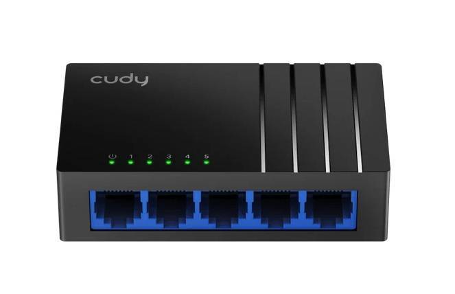 Cudy GS105D 5.0 Настольный коммутатор с 5 гигабитными портами, пластиковый корпус
