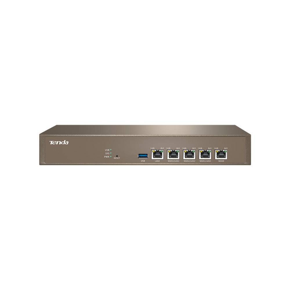 Tenda G1 Корпоративный маршрутизатор, до 1000 Мбит/с, до 100 устройств, WAN 4x1Гбит/с, USB2.0х1