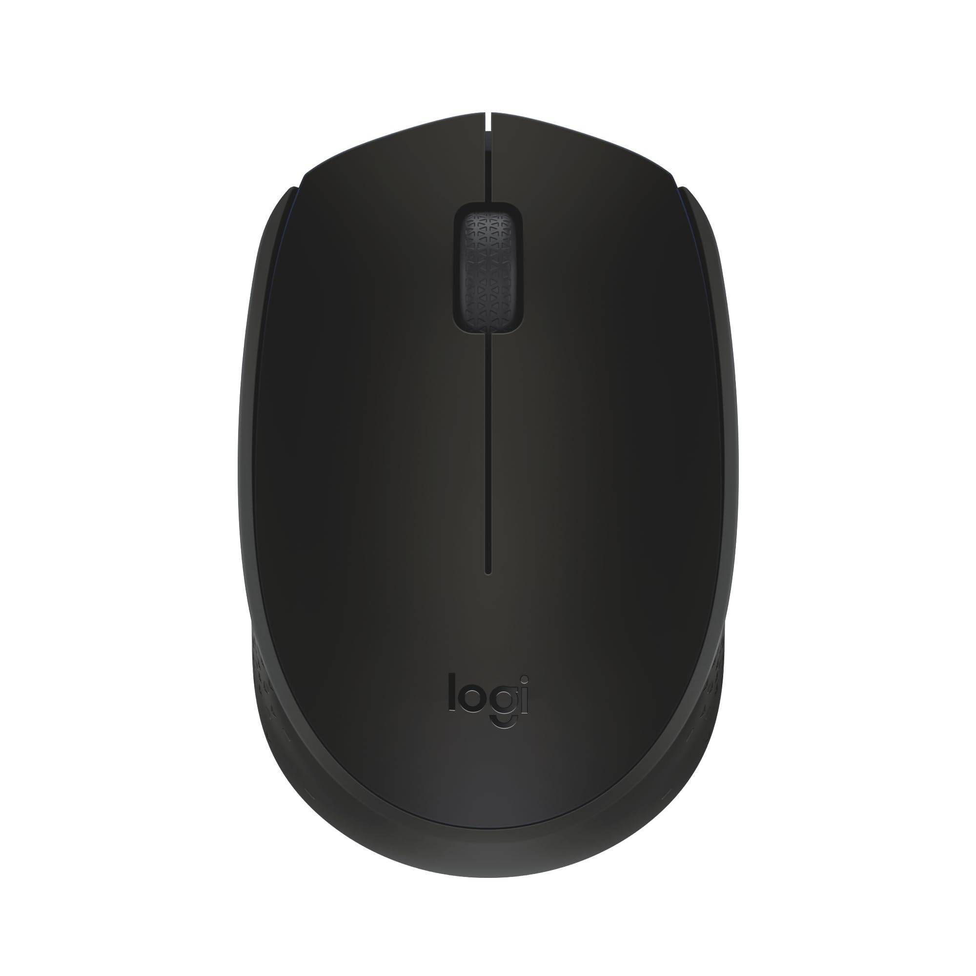 Logitech M171 Black Мышь беспроводная, оптическая светодиодная, радиоканал 10 м, 1000dpi, 1xAA, чёрный.