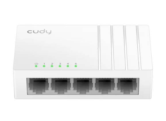 Cudy FS105D 3.0 Настольный коммутатор с 5 портами 10/100 Мбит/с, пластиковый корпус