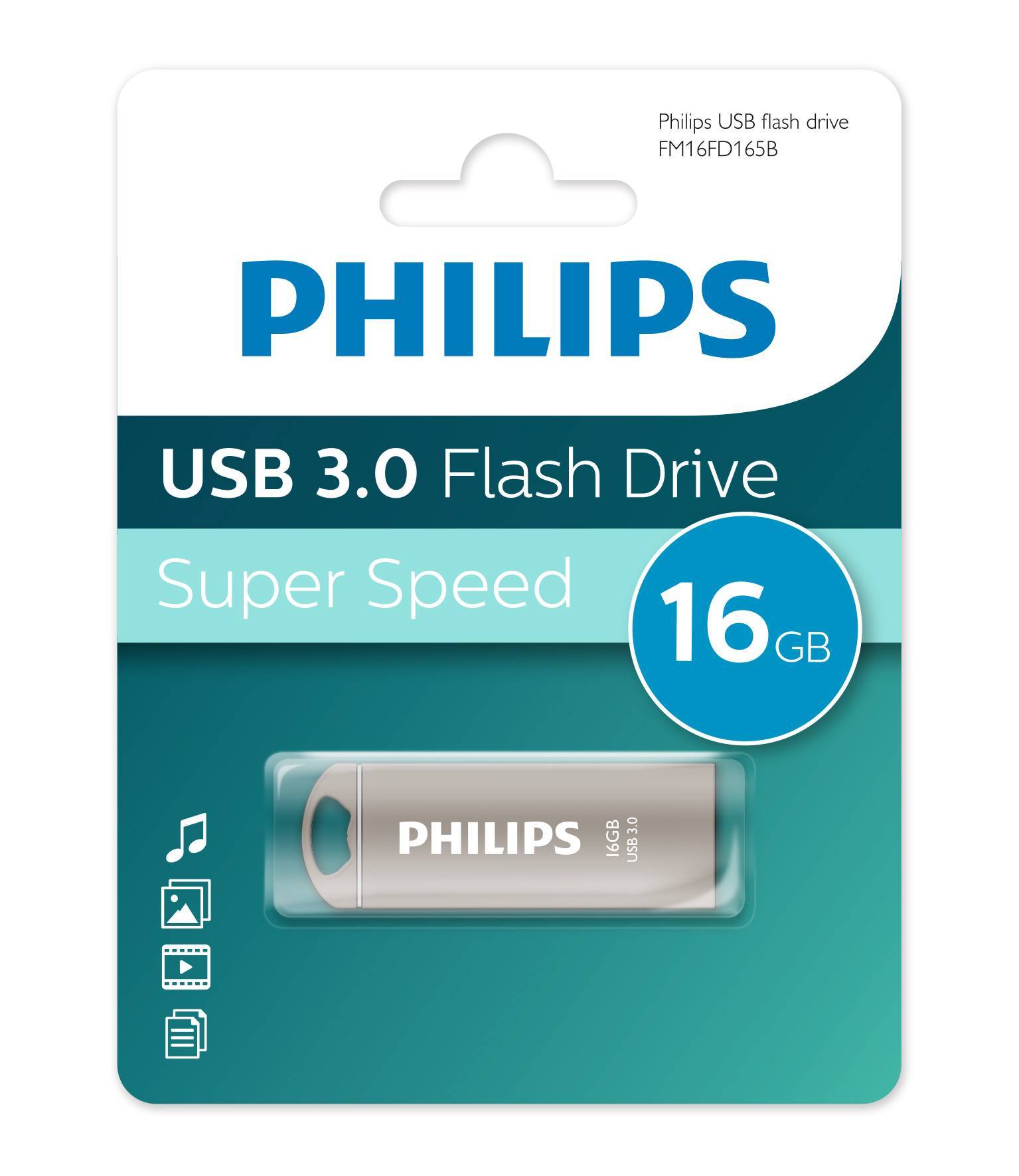 Флеш накопитель 8GB PHILIPS IRON 3.0 8GB, USB 3.0