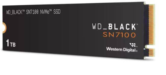 Твердотельный диск 1TB WD Black SN7100 , M.2 2280, PCI-E 4x4, [R/W - 7250/6900 MB/s] 3D-NAND TLC