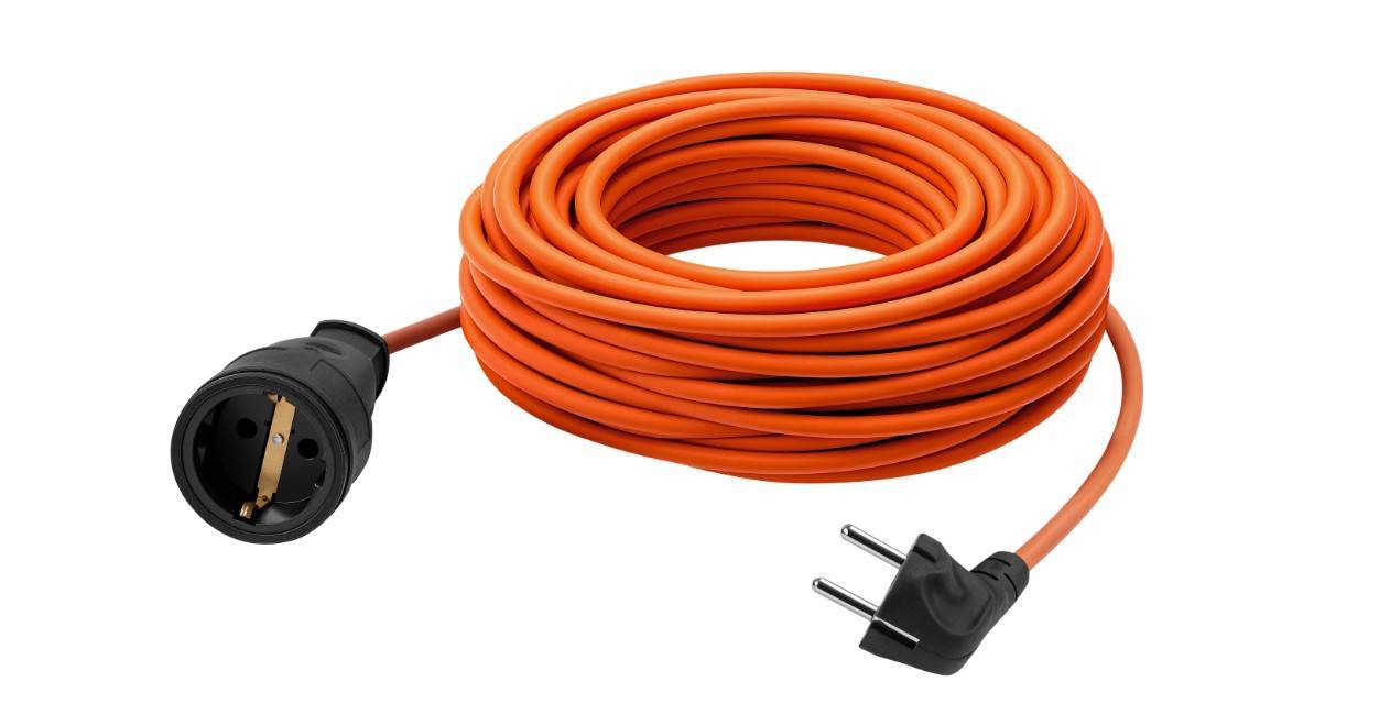 Defender Удлинитель силовой Ext2G-01-20 6А, 20м, без заземления