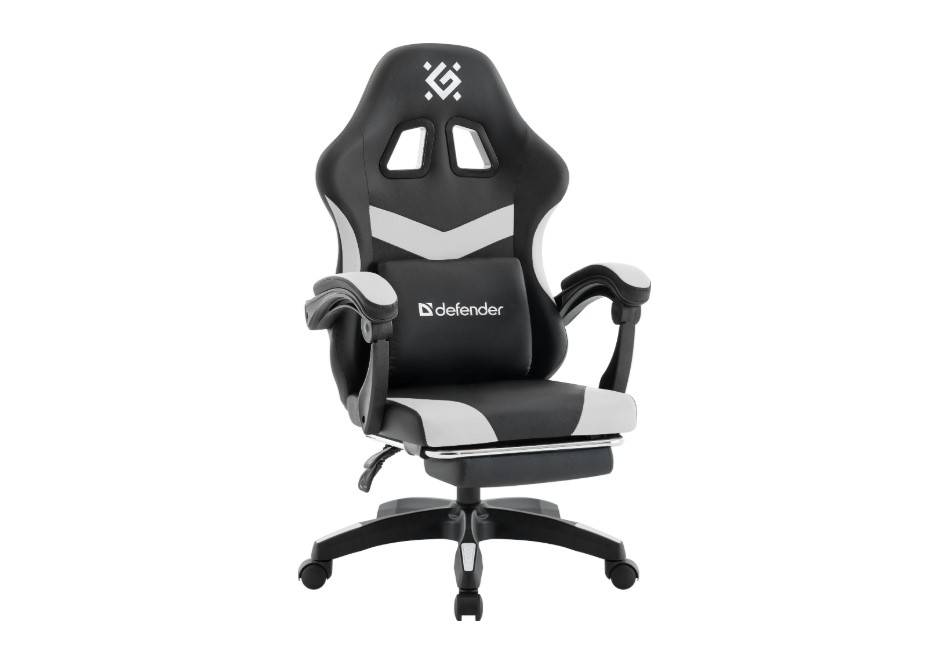 Defender Игровое кресло Runa PRO, PU, класс2, черный/белый