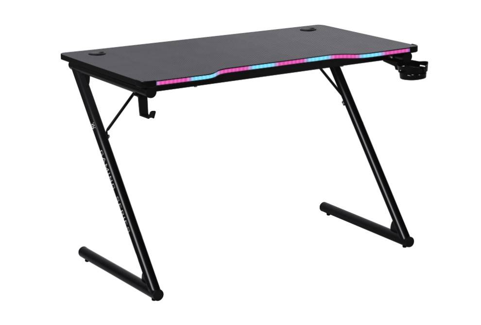 Defender Игровой компьютерный стол Ferox подвес кружк+гарн,черн,МДФ,RGB