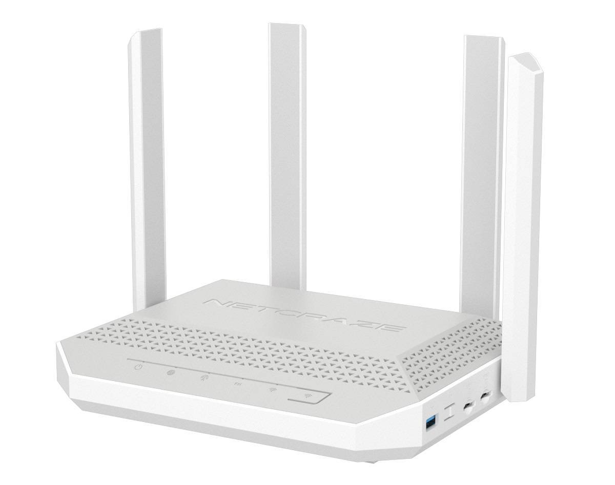 Netcraze Hopper 4G+ (NC-2312) Гигабитный интернет-центр с модемом 4G+, двумя слотами для SIM-карт, Mesh Wi-Fi 6 AX3000