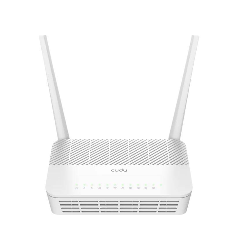 Cudy GP1200 1.2 Роутер Wi-Fi AC1200 с поддержкой GPON, 2,4/5 ГГц, до 1167 Мбит/с, разъём SC/APC (зеленый), 4х1 Гбит/с