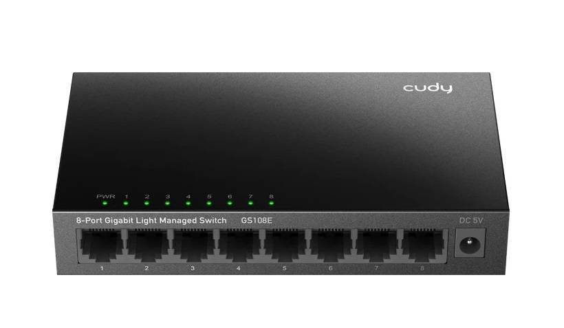 Cudy GS108E Коммутатор линейки Light Managed с 8 гигабитными портами