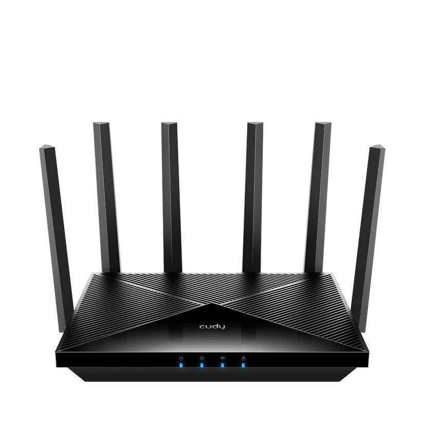 Cudy WR6500 1.0 Гигабитный роутер Wi‑Fi 7 BE6500, 2,4/5 ГГц, до 6,5 Гбит/с, 5x1 Гбит/с, 6 антенн, черный
