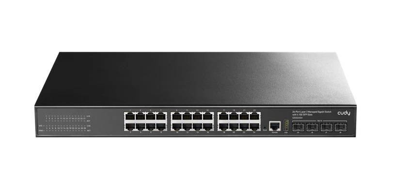 Cudy GS5024S4 Управляемый коммутатор 3-го уровня с 24 гигабитными портами и 4 портами SFP+