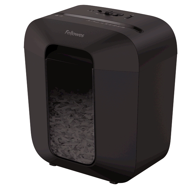 Fellowes® Шредер Powershred LX25, DIN P-4,  4х37мм, 6 лст., 11,5 лтр.,  уничт.: скрепки,скобы,карты.