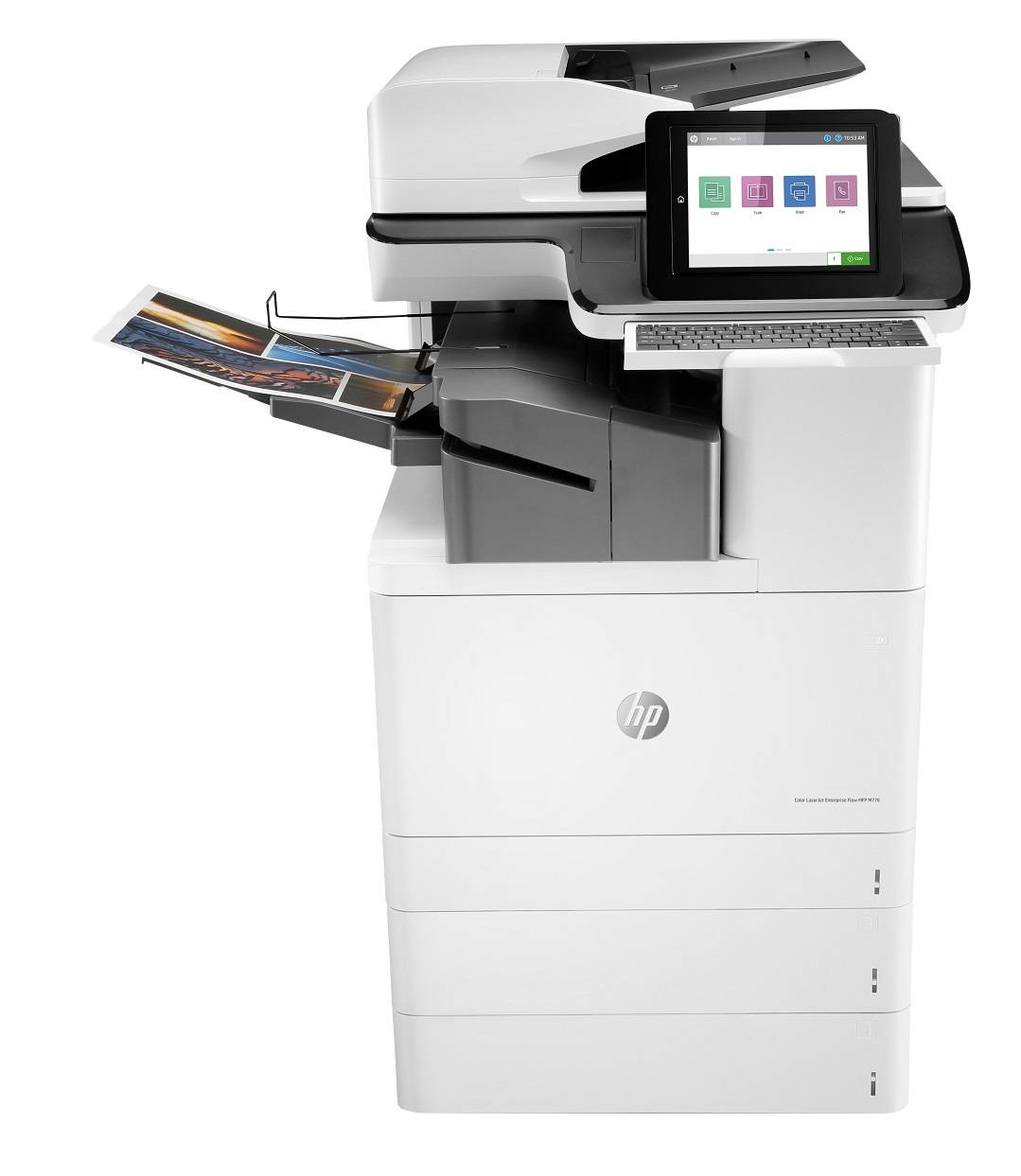 МФУ HP Color LaserJet Enterprise Flow MFP M776zs А3/ цвет/ 46 стр/ 3 лотка х 550л./ фишинер