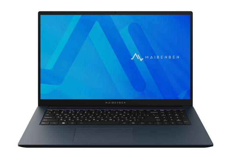 Ноутбук Maibenben M17A-R574UM 17.3" FHD IPS, AMD R5-7430U, 8Gb, 512Gb SSD, Linux, синий (мышка + коврик) (M17A-R574UM0B1