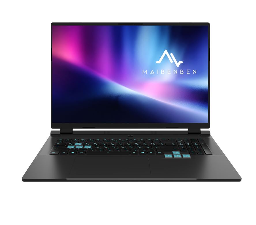 Ноутбук Maibenben X18A-R98957 18" FHD IPS 144Hz, AMD R9-8945HXH, 16Gb, 1Tb SSD, NVidia RTX5070 8Gb, Linux, черный (X18A-