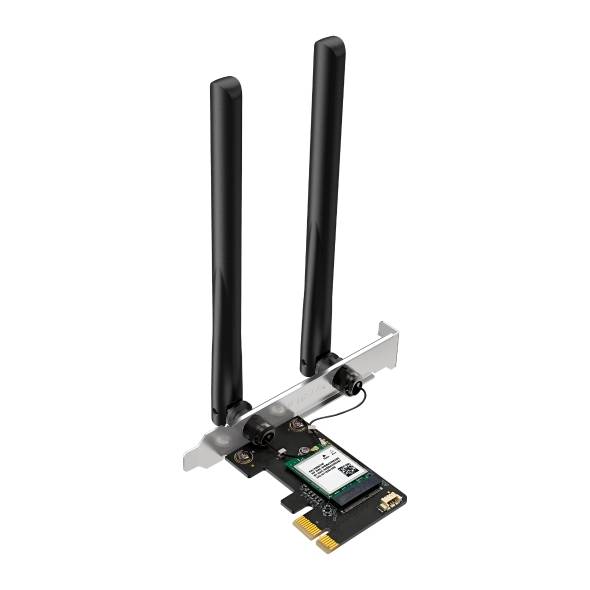 Mercusys MA70XE Двухдиапазонный адаптер PCI Express с поддержкой Bluetooth 5.4 и Wi-Fi AX1800