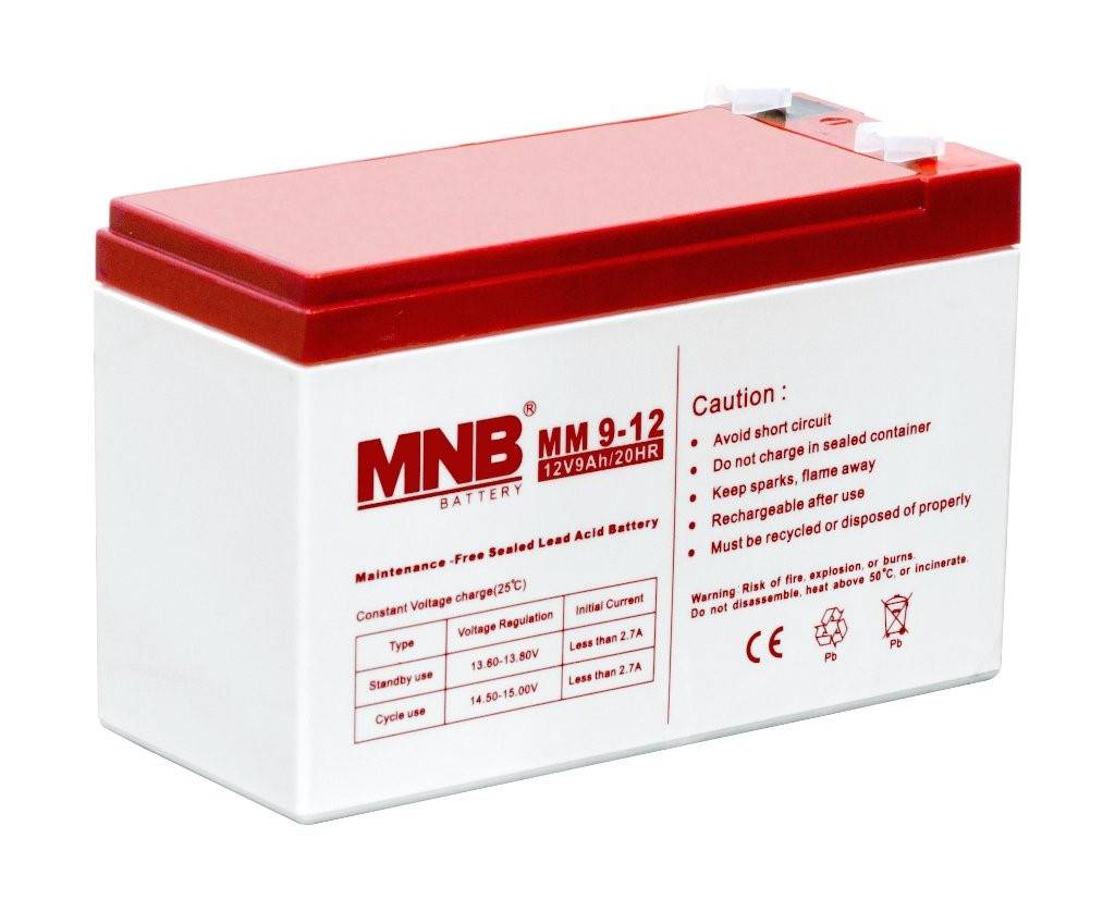 MNB Battery MNB MM 9-12 (12V/9Ah) F2