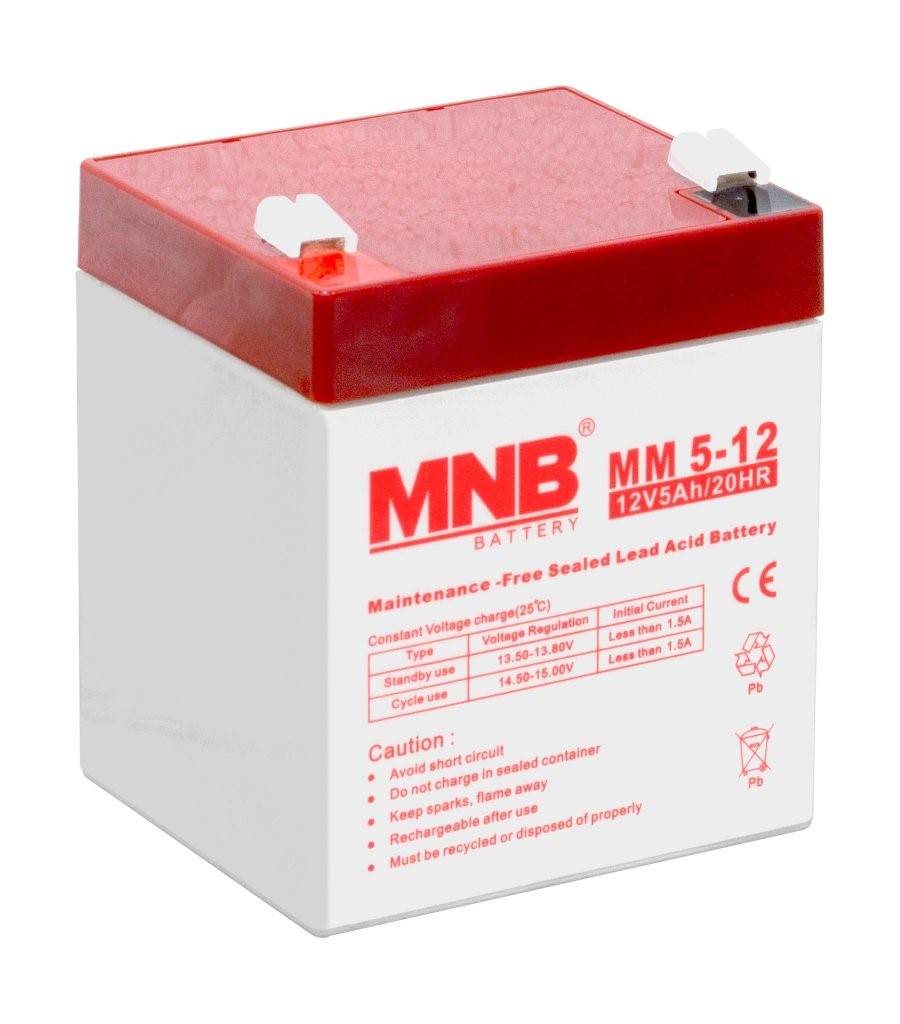 MNB Battery MNB MM 5-12 (12V/5Ah) F2