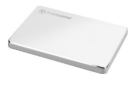 Внешний жесткий диск 2TB Transcend StoreJet 25C3, 2.5", USB 3.1/USB Type-C, Extra Slim, стальной, серебро