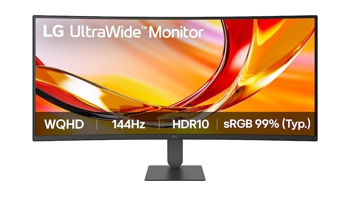 МОНИТОР 34" LG 34U620B-B Black (VA, изогнутый, 3440x1440, 144Hz, 5 ms, 178°/178°, 300 cd/m, 3000:1, +2хHDMI 2.0)