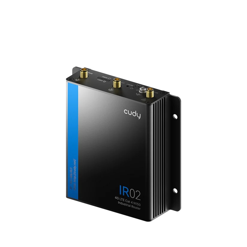 Cudy IR02 Промышленный маршрутизатор с поддержкой Wi-Fi N150 и  4G  LTE категории  4