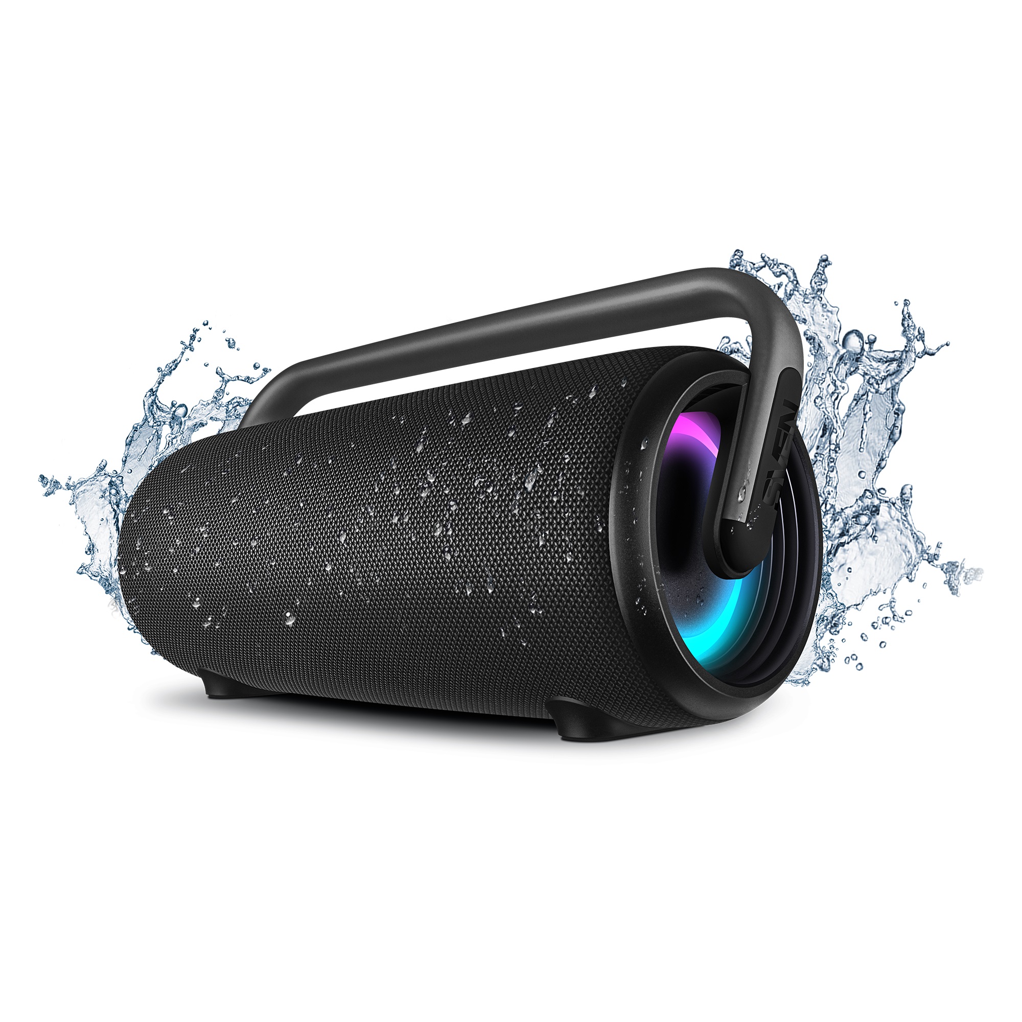 SVEN PS-395, черный (80 Вт, Waterproof (IPx5), TWS, Bluetooth, USB, 4800мА*ч)