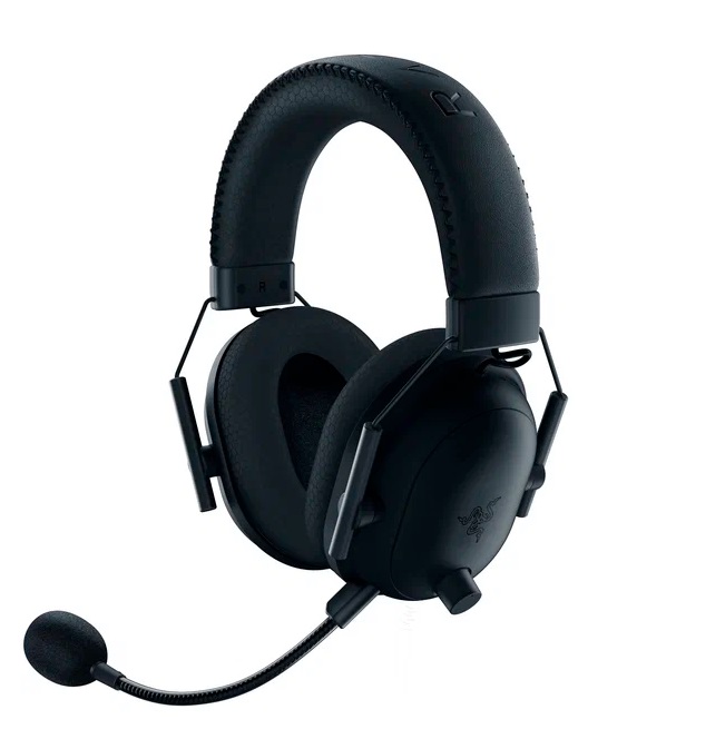 Razer Гарнитура игровая Blackshark V2 Pro 2023 Black, Bluetooth/радио, полноразмерные 50 мм, шумоподавление, USB, черный