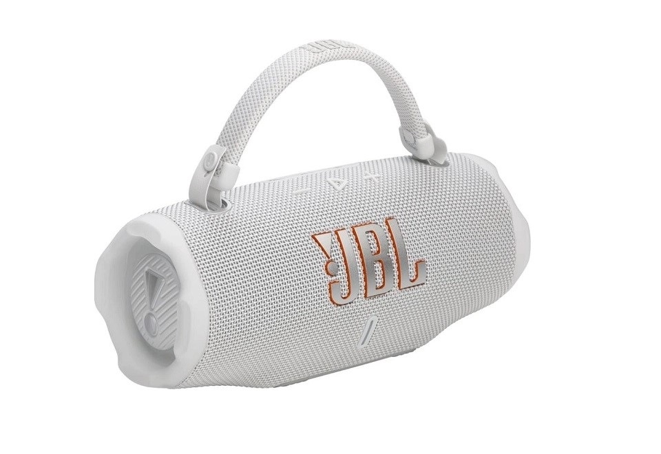JBL Портативная акустика Charge 6, 45 Вт, Bluetooth 5.4, IP68, USB Type C (зарядка), белый.