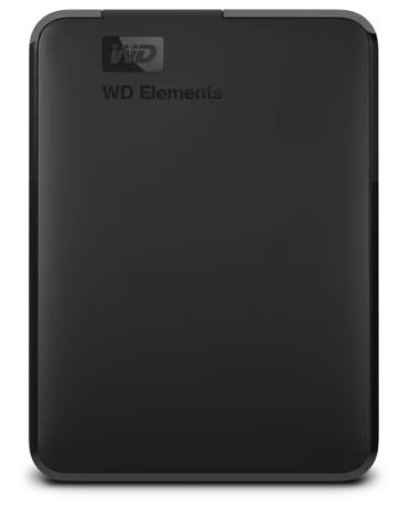 Внешний жесткий диск 1TB Western Digital WDBMTM0010BBK-EEUE Elements Portable, 2.5", USB 3.2 Gen 1, Черный