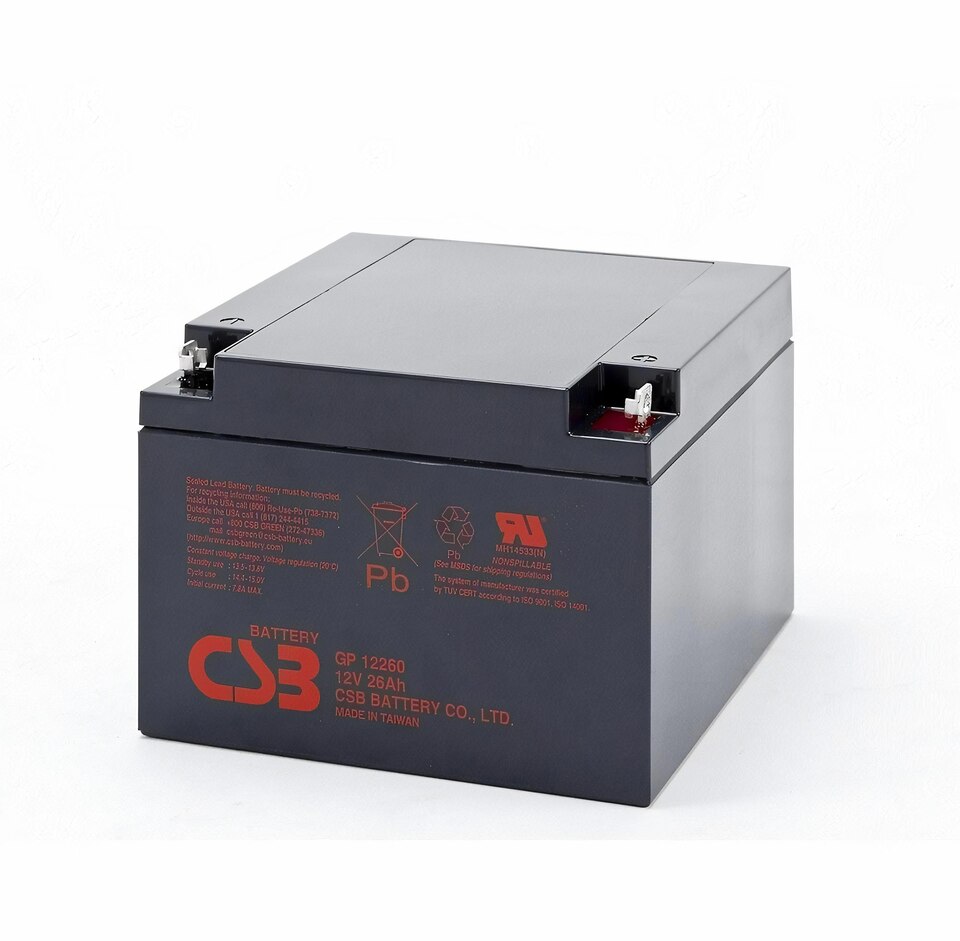CSB Аккумуляторная батарея для ИБП (12V, 26Ah)