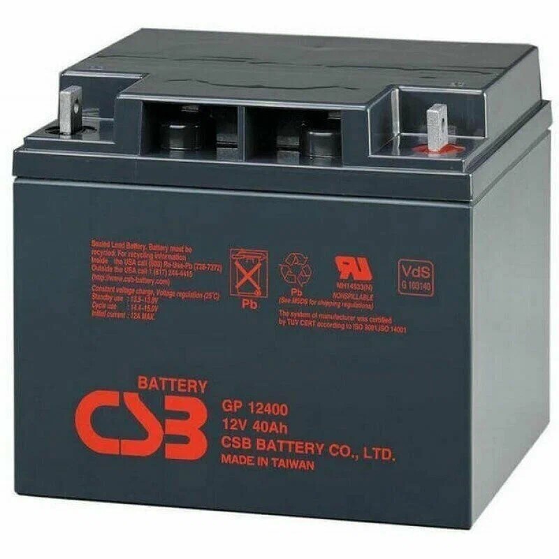 CSB Аккумуляторная батарея для ИБП (12V, 40Ah)