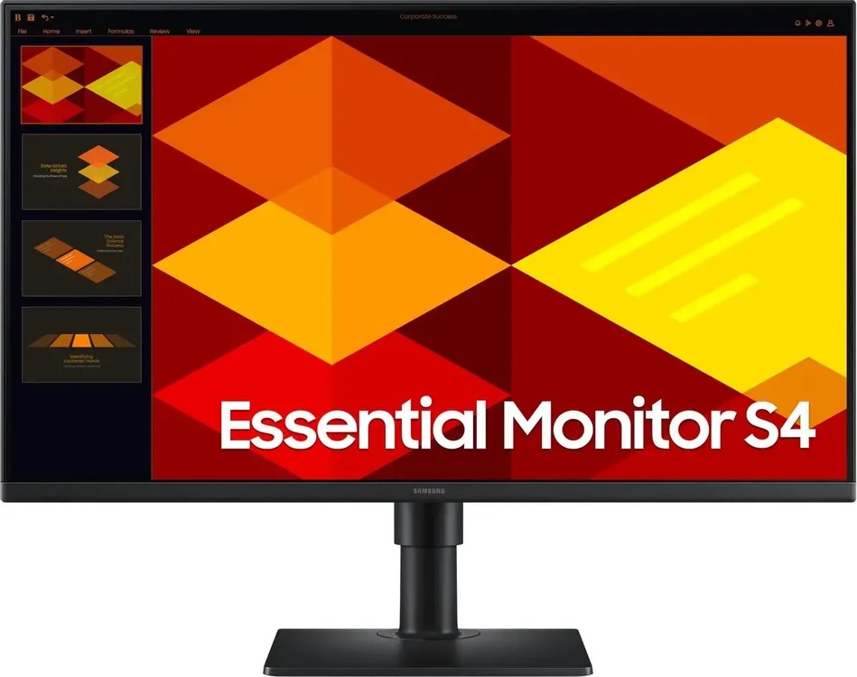 МОНИТОР 27" Samsung LS24D400GAIXCI Black с поворотом экрана (IPS, 1920x1080, 100Hz, 5 ms, 178°/178°, 250 cd/m, 1000:1)
