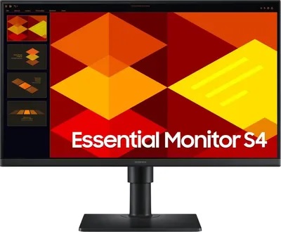 МОНИТОР 23.8" Samsung  LS24D400GAIXCI Black с поворотом экрана (IPS, 1920x1080, 100Hz, 5 ms, 178°/178°, 250 cd/m,1000:1)