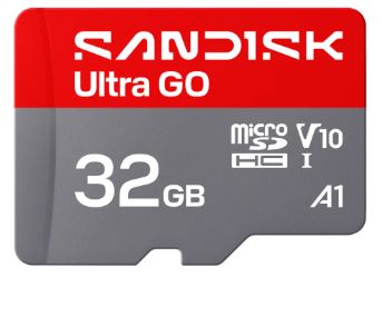 Флеш карта microSD 32GB SanDisk microSDHC Class 10 UHS-I A1 Ultra GO 120MB/s