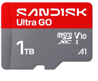 Флеш карта microSD 1TB SanDisk microSDXC Class 10 UHS-I A1 Ultra GO 190MB/s