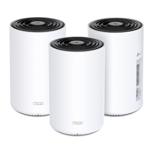 TP-Link Deco PX50(3-pack) Домашняя Mesh-система Wi-Fi 6 AX3000 с поддержкой Powerline G1500