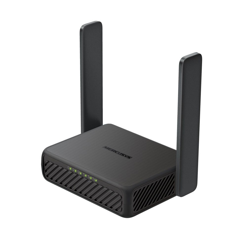 Mercusys MB113-4G Компактный роутер Wi-Fi N300 с поддержкой 4G LTE, 2,4 ГГц, до 300 Мбит/с, LAN/WAN 1х100 Мбит/с
