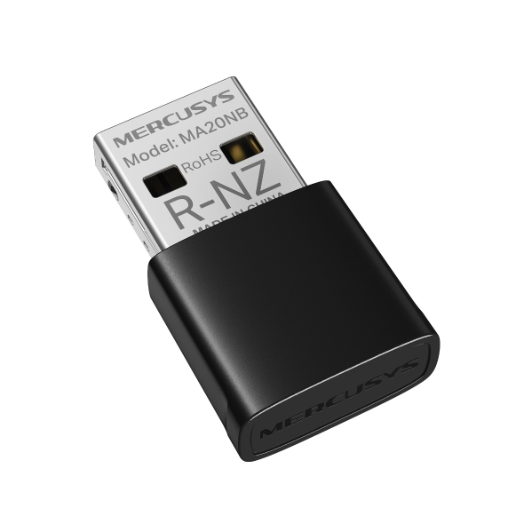 Mercusys MA20NB Компактный двухдиапазонный USB-адаптер Wi-Fi 5 AC650, Bluetooth 5.0, 2,4/5 ГГц, до 633 Мбит/с, USB 2.0