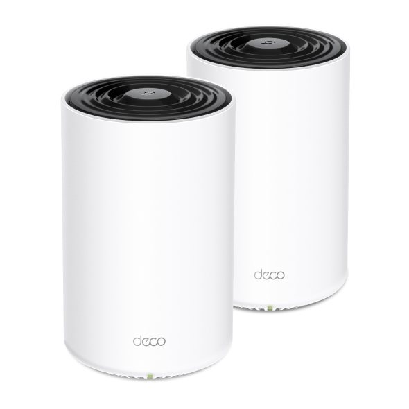 TP-Link Deco PX10(2-pack) Гибридная Mesh-система Wi-Fi 6 AX1500 + AV1000, 2,4/5 ГГц, до 1501 Мбит/с, WAN/LAN 3x1Гбит/с